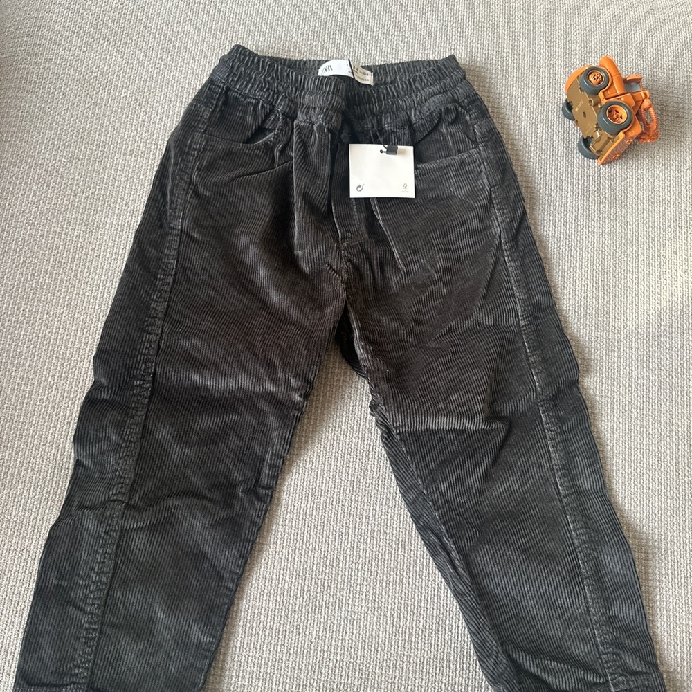 Zara Kids Black Corduroy Jeans